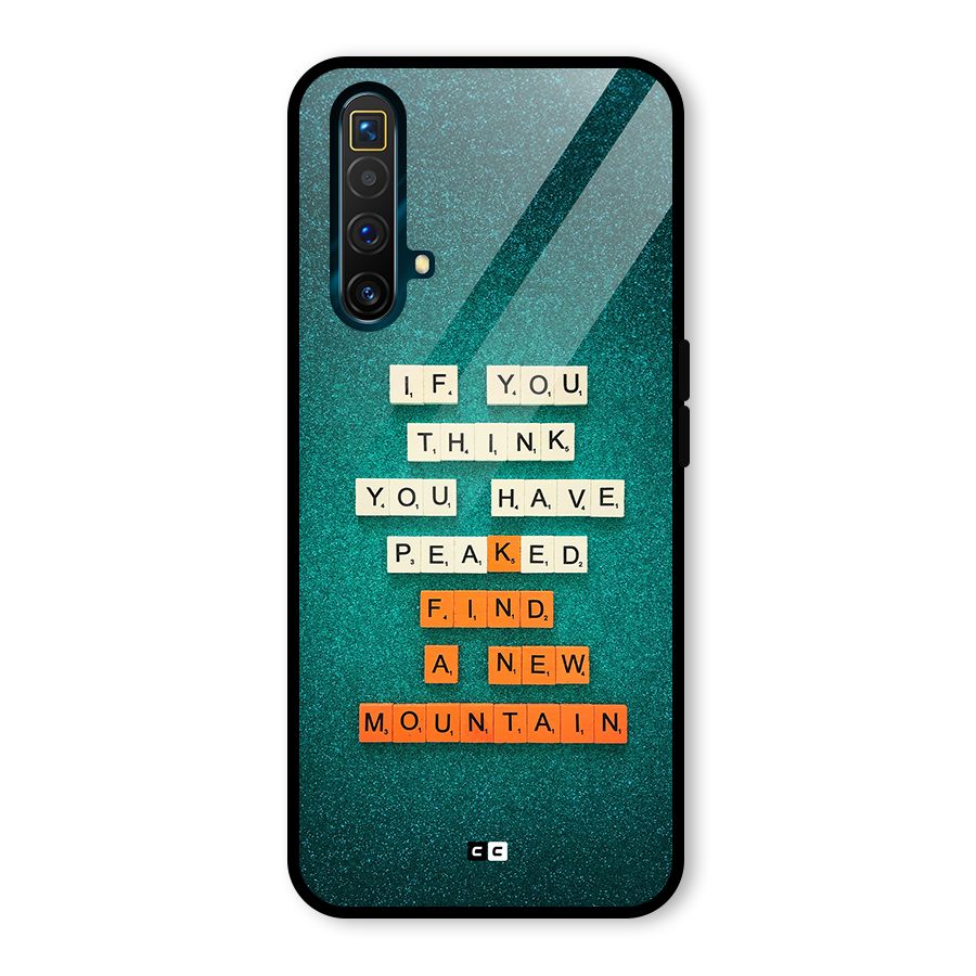 New Mountain Glass Back Case for Realme X3