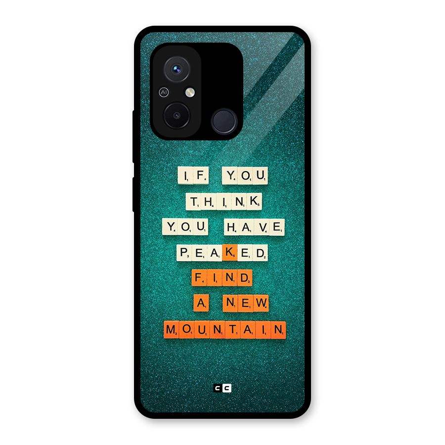 New Mountain Glass Back Case for Redmi 12C