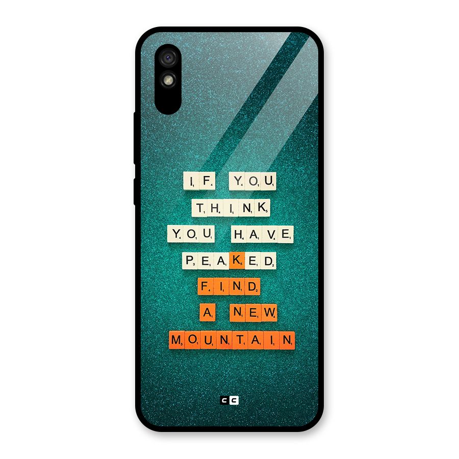 New Mountain Glass Back Case for Redmi 9A