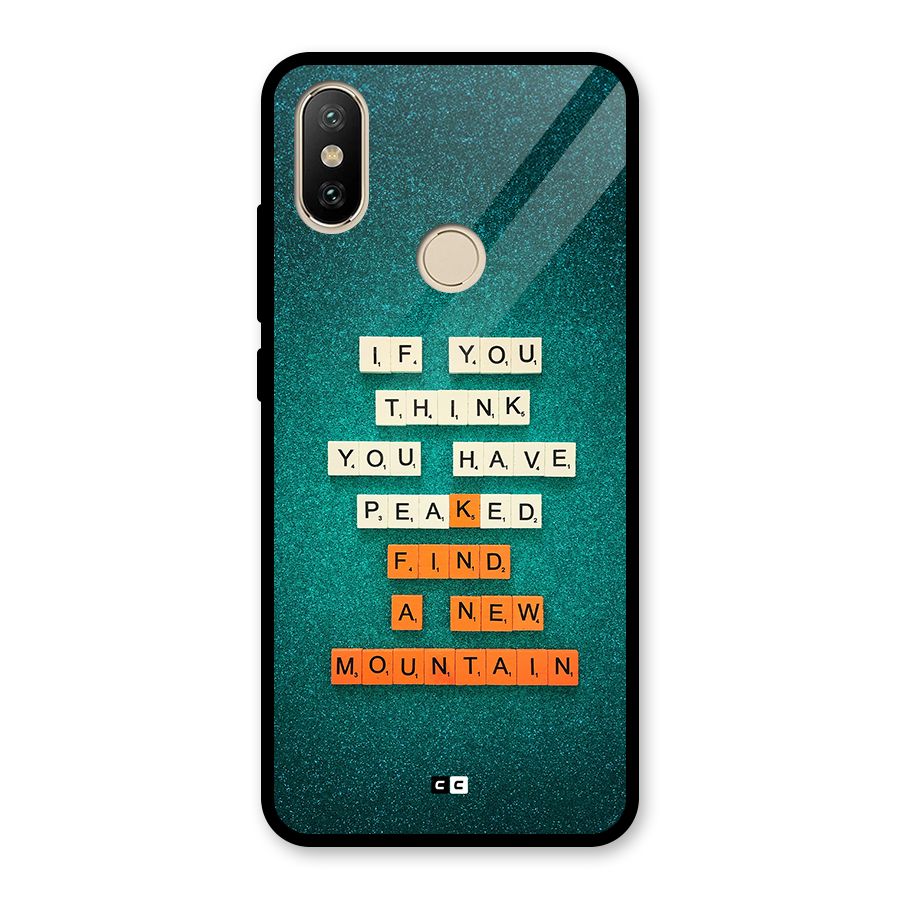 New Mountain Glass Back Case for Redmi A2