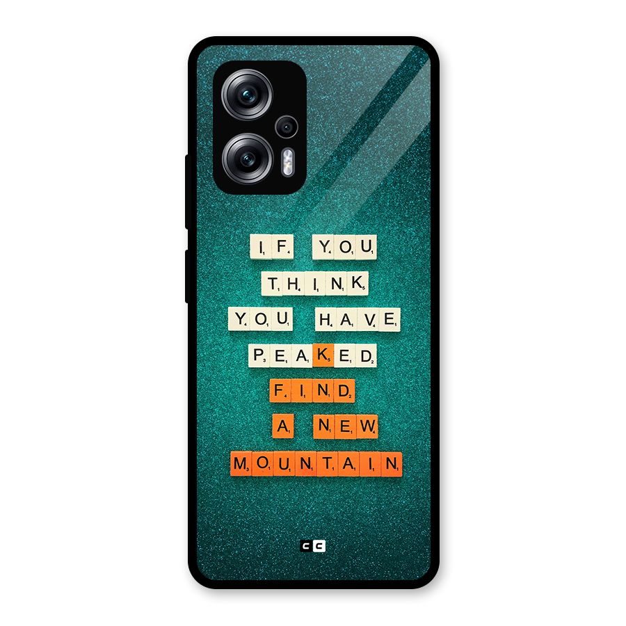 New Mountain Glass Back Case for Redmi K50i
