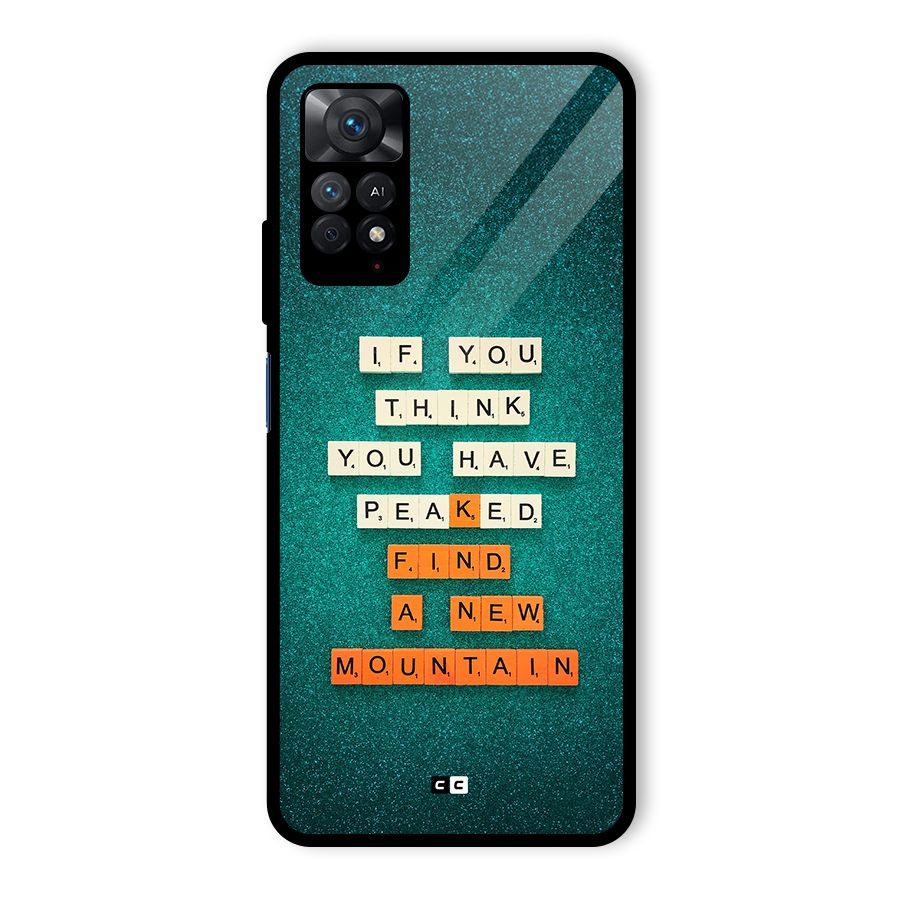 New Mountain Glass Back Case for Redmi Note 11 Pro