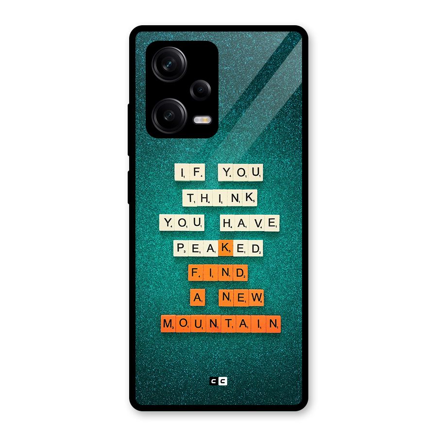 New Mountain Glass Back Case for Redmi Note 12 Pro