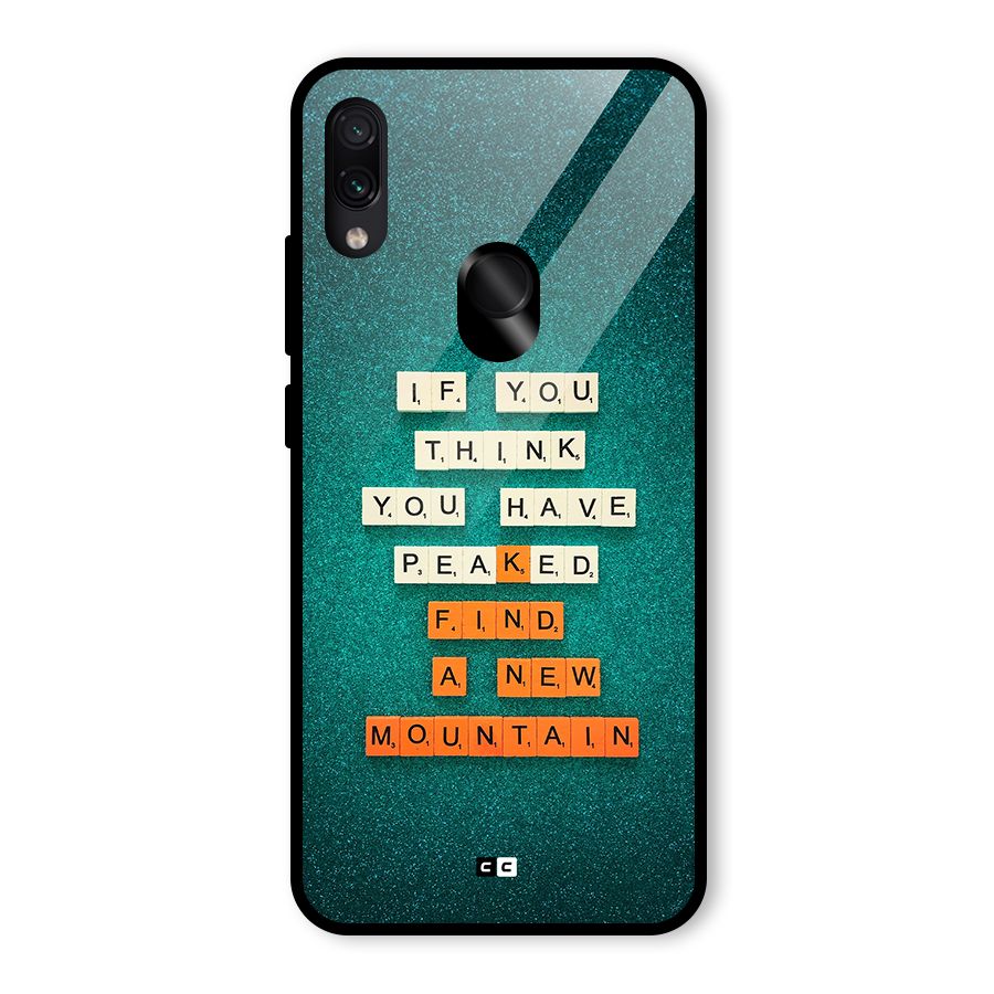 New Mountain Glass Back Case for Redmi Note 7 Pro