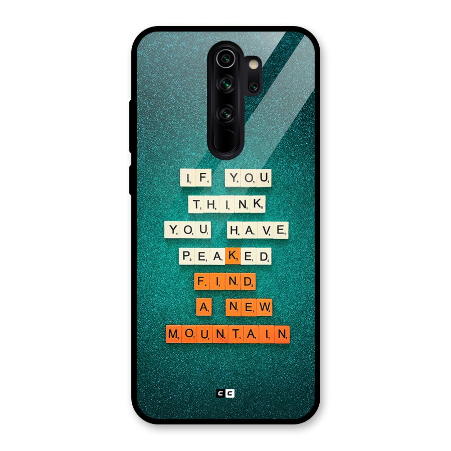New Mountain Glass Back Case for Redmi Note 8 Pro