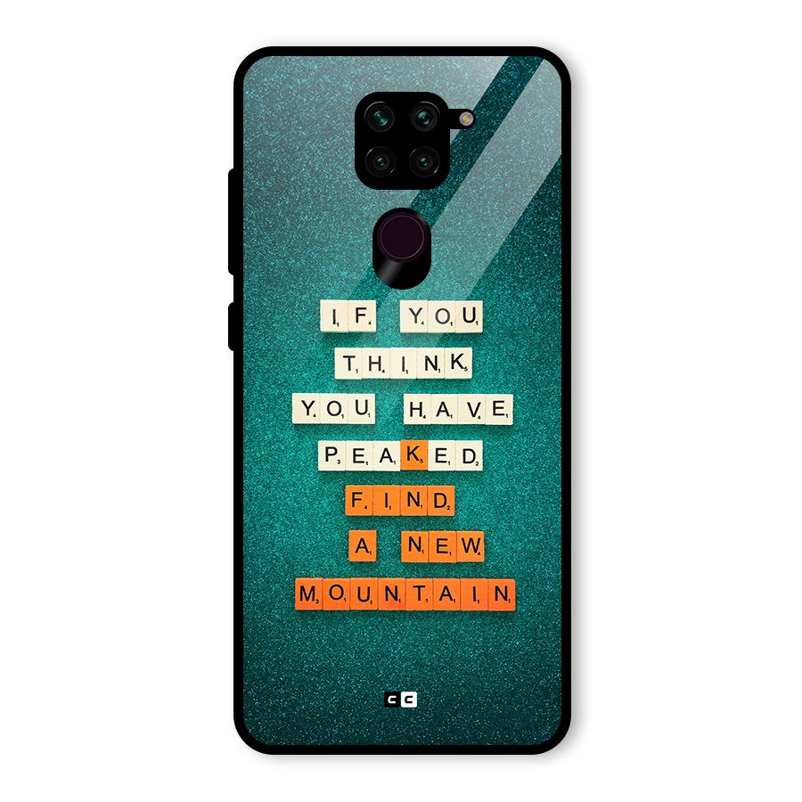 New Mountain Glass Back Case for Redmi Note 9