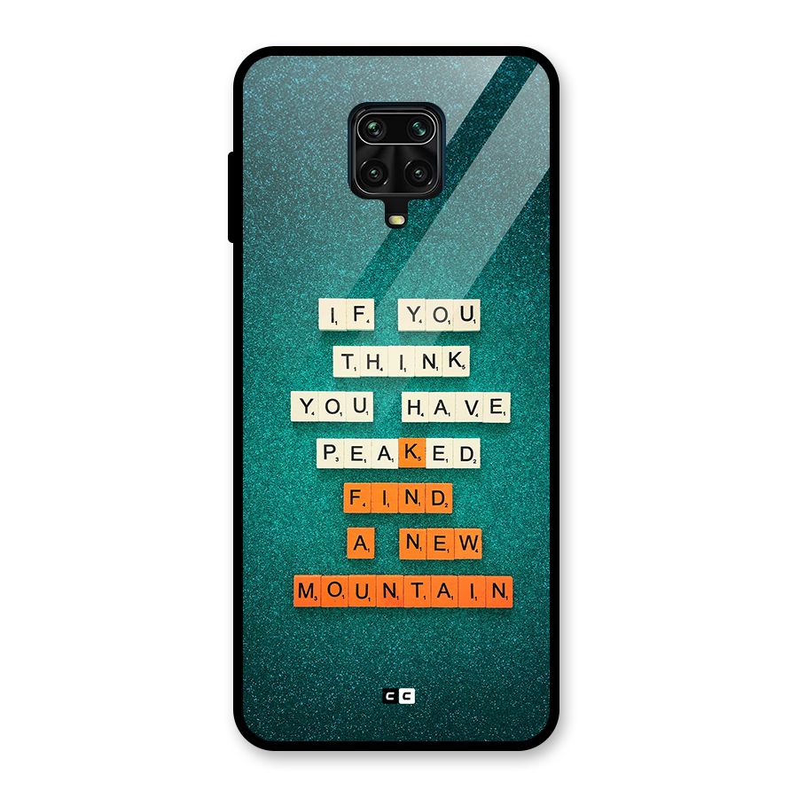 New Mountain Glass Back Case for Redmi Note 9 Pro