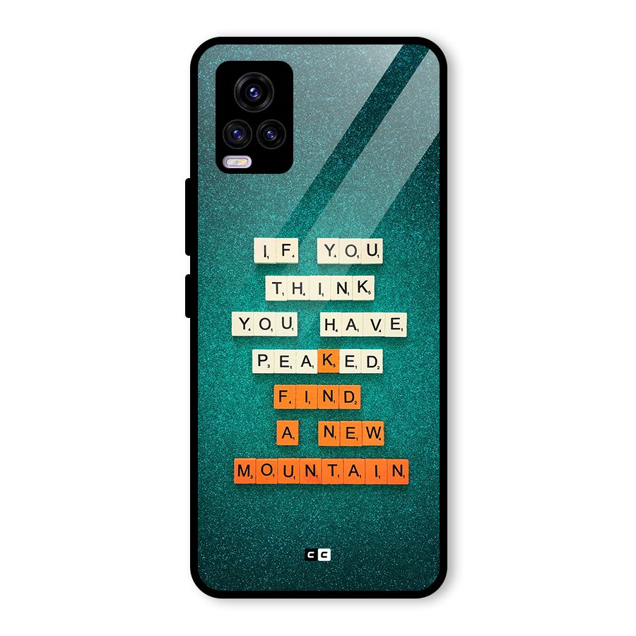 New Mountain Glass Back Case for Vivo V20 2021