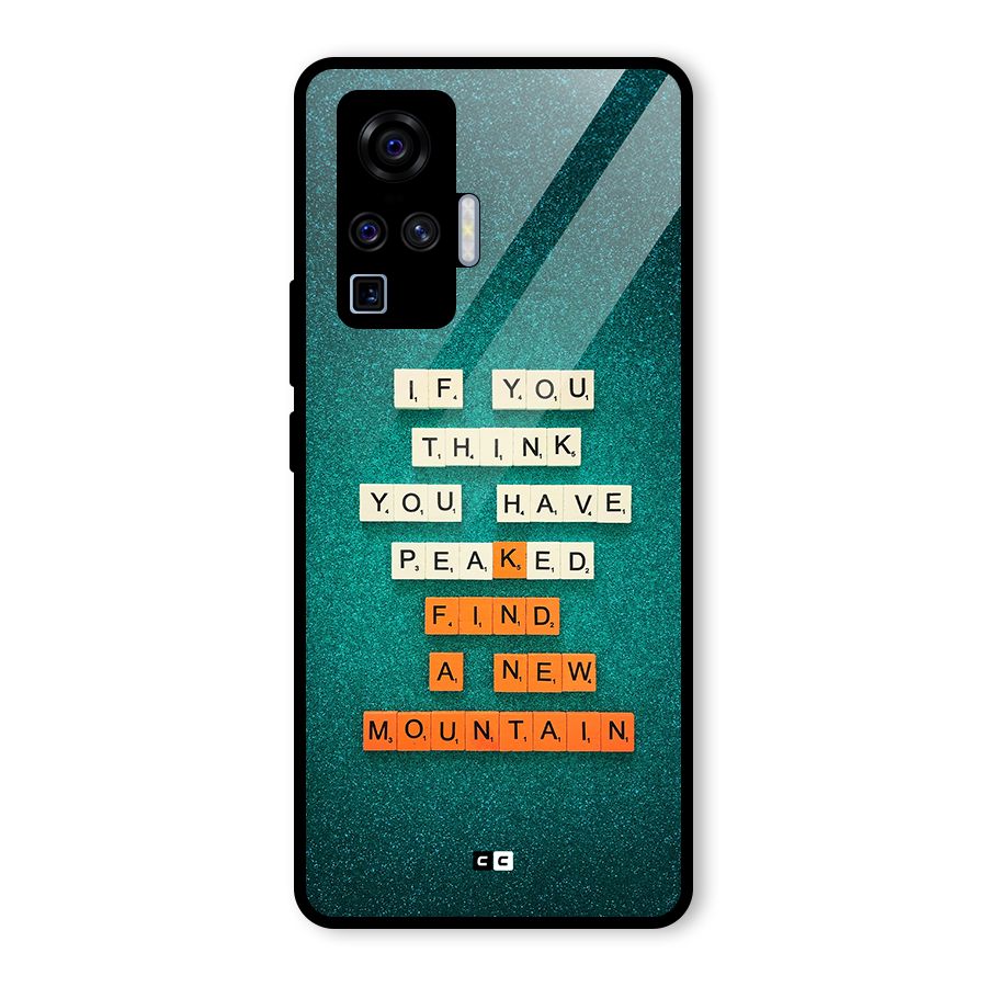 New Mountain Glass Back Case for Vivo X50 Pro