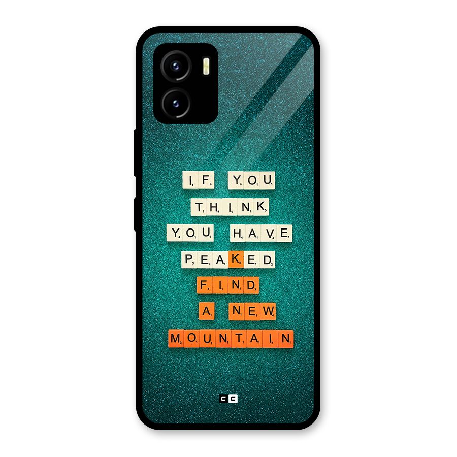 New Mountain Glass Back Case for Vivo Y15s