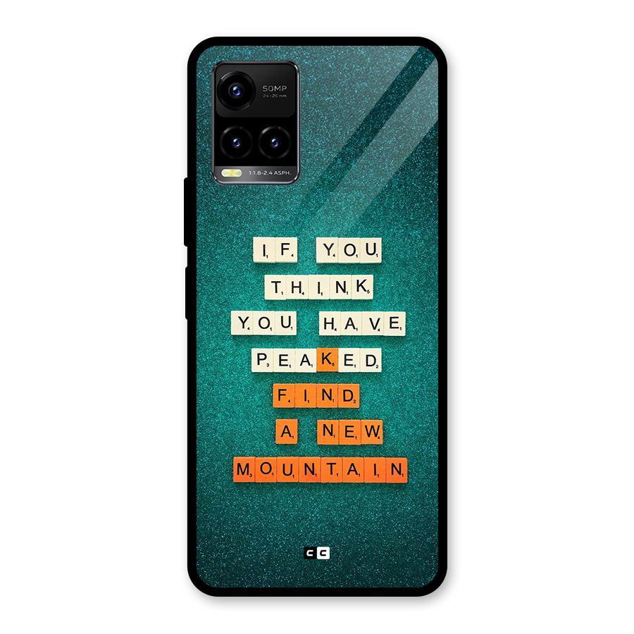 New Mountain Glass Back Case for Vivo Y33s