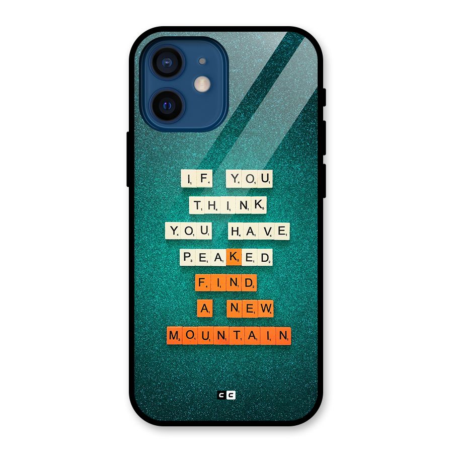 New Mountain Glass Back Case for iPhone 12 Mini