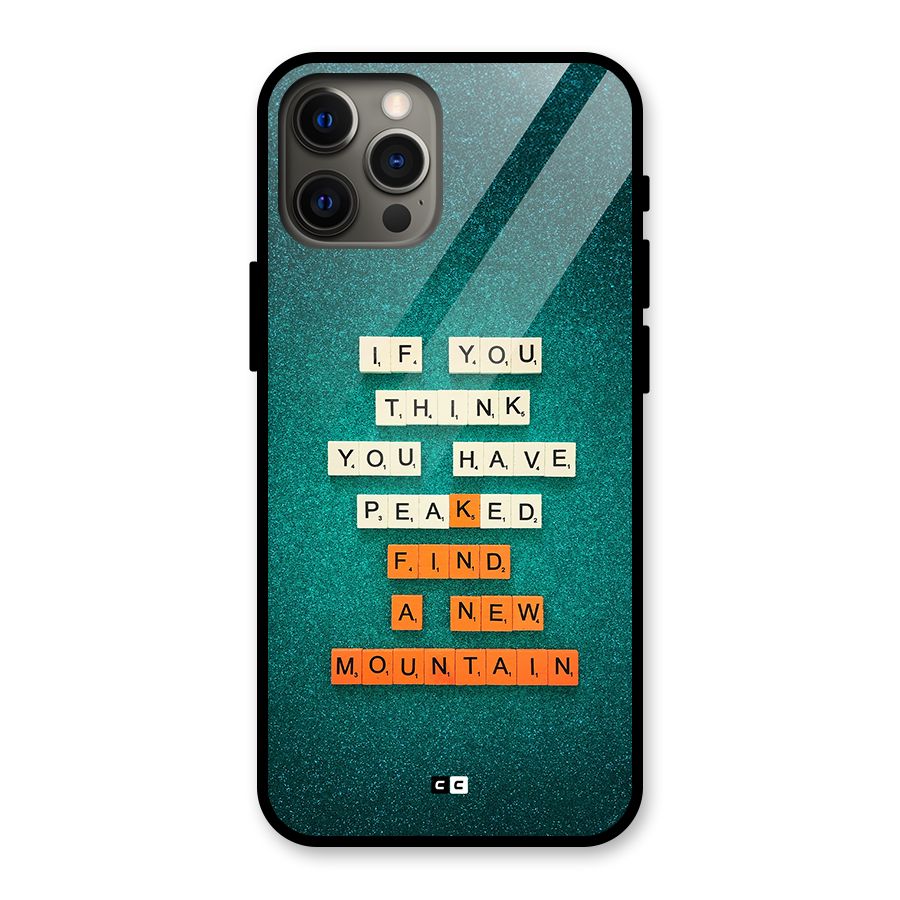 New Mountain Glass Back Case for iPhone 12 Pro Max