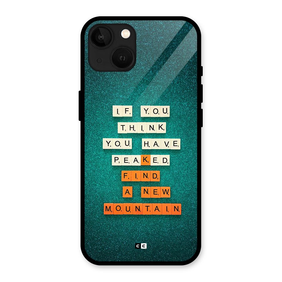 New Mountain Glass Back Case for iPhone 13