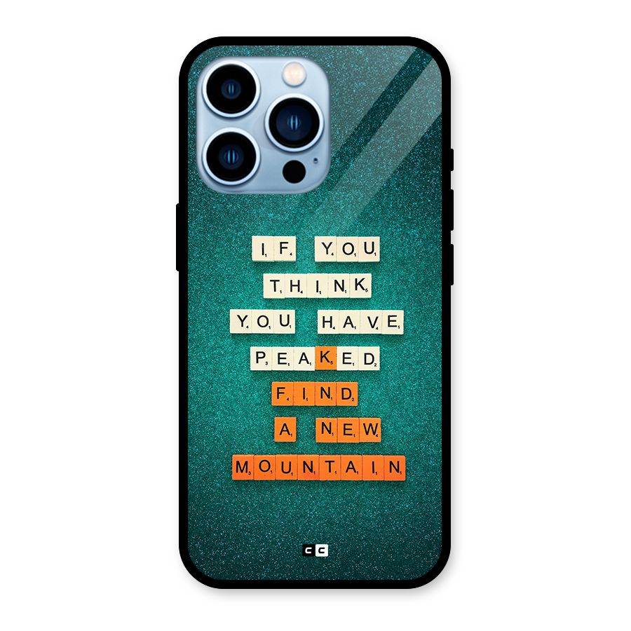 New Mountain Glass Back Case for iPhone 13 Pro
