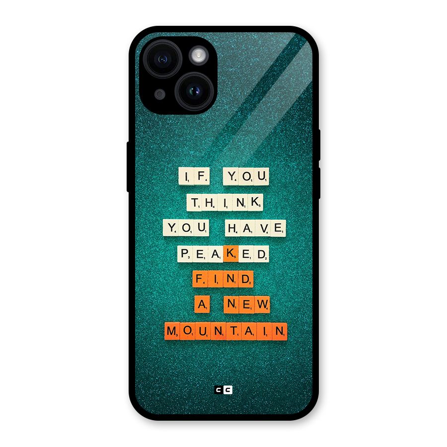 New Mountain Glass Back Case for iPhone 14