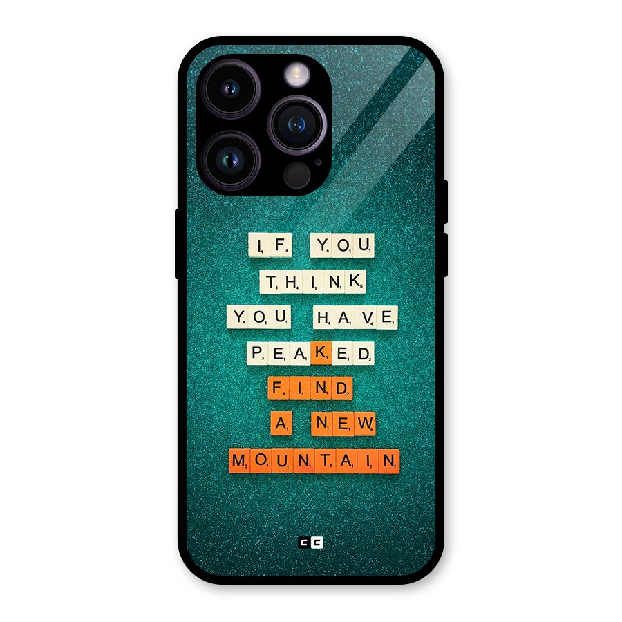 New Mountain Glass Back Case for iPhone 14 Pro