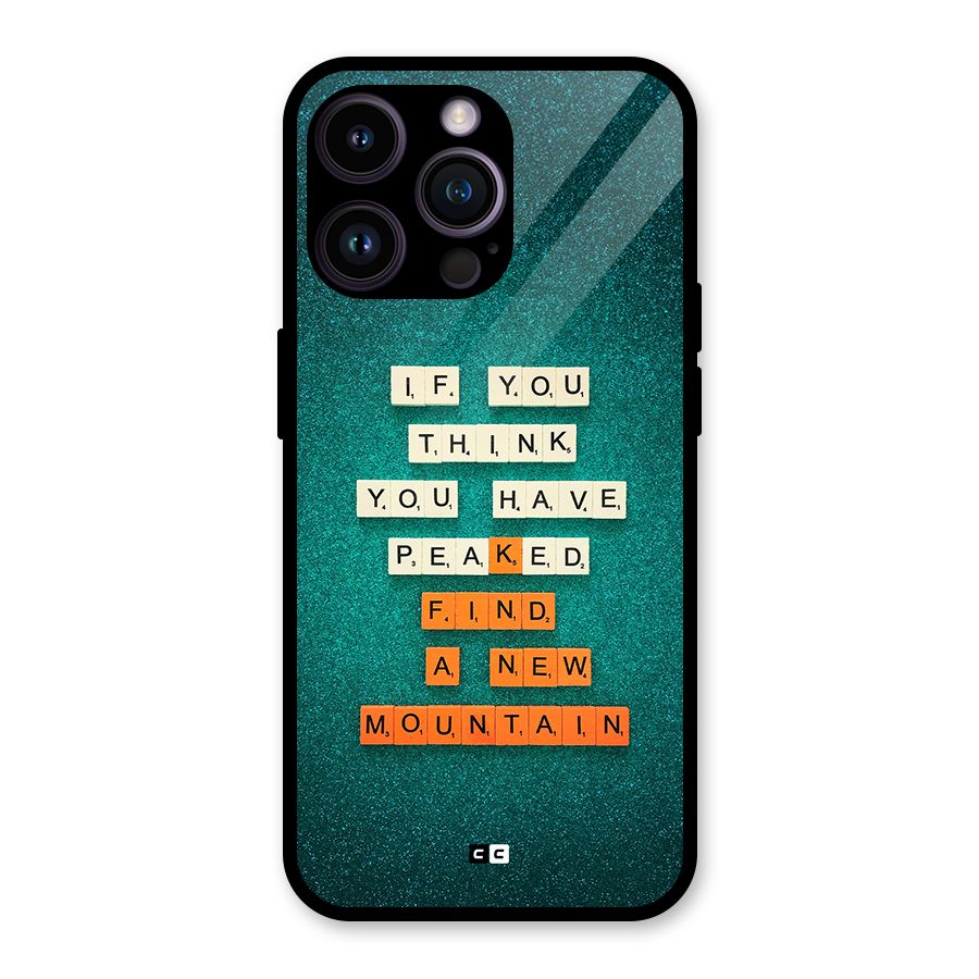 New Mountain Glass Back Case for iPhone 14 Pro Max