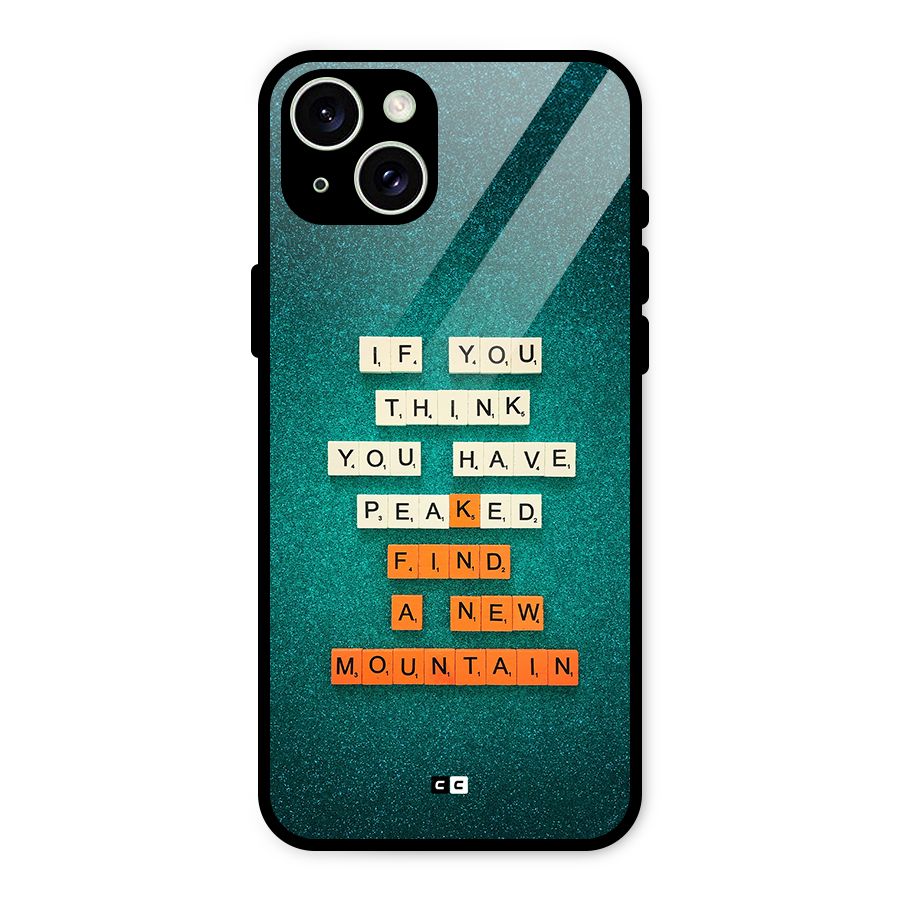 New Mountain Glass Back Case for iPhone 15 Plus