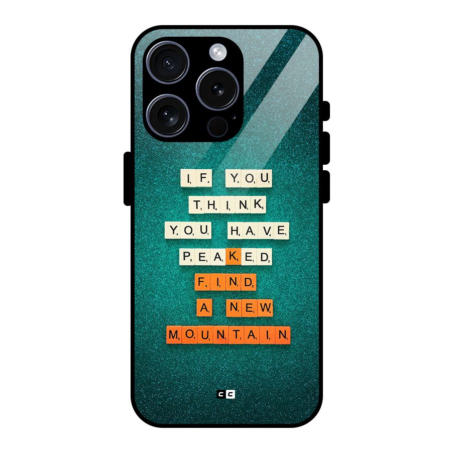New Mountain Glass Back Case for iPhone 15 Pro
