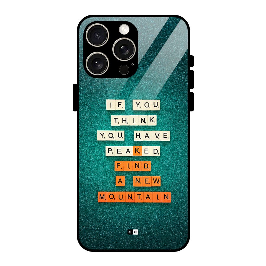 New Mountain Glass Back Case for iPhone 15 Pro Max