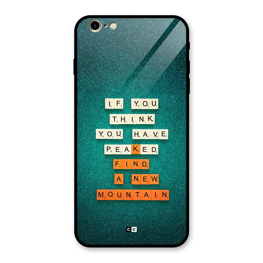 New Mountain Glass Back Case for iPhone 6 Plus 6S Plus