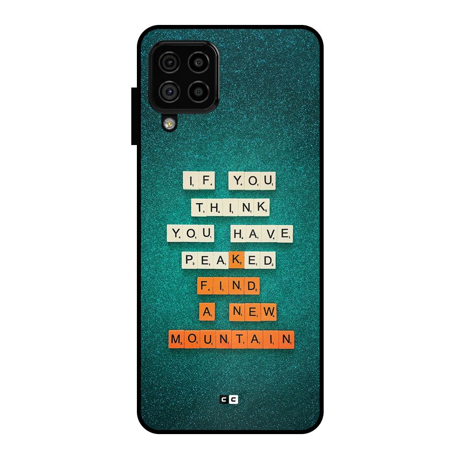 New Mountain Metal Back Case for Galaxy A22 4G