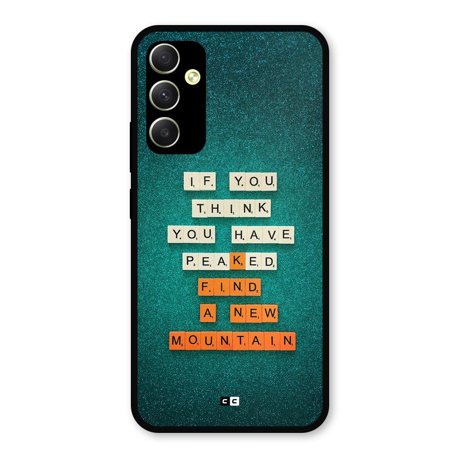 New Mountain Metal Back Case for Galaxy A34