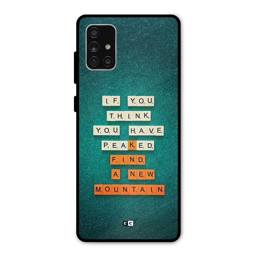 New Mountain Metal Back Case for Galaxy A71