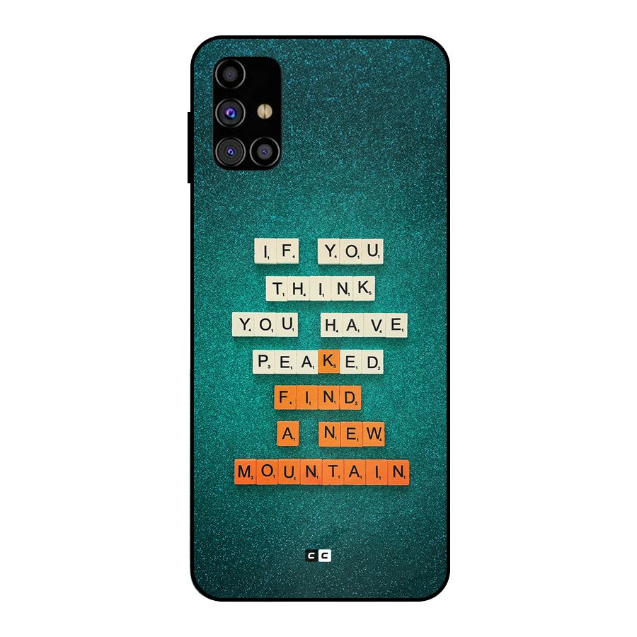 New Mountain Metal Back Case for Galaxy M31s