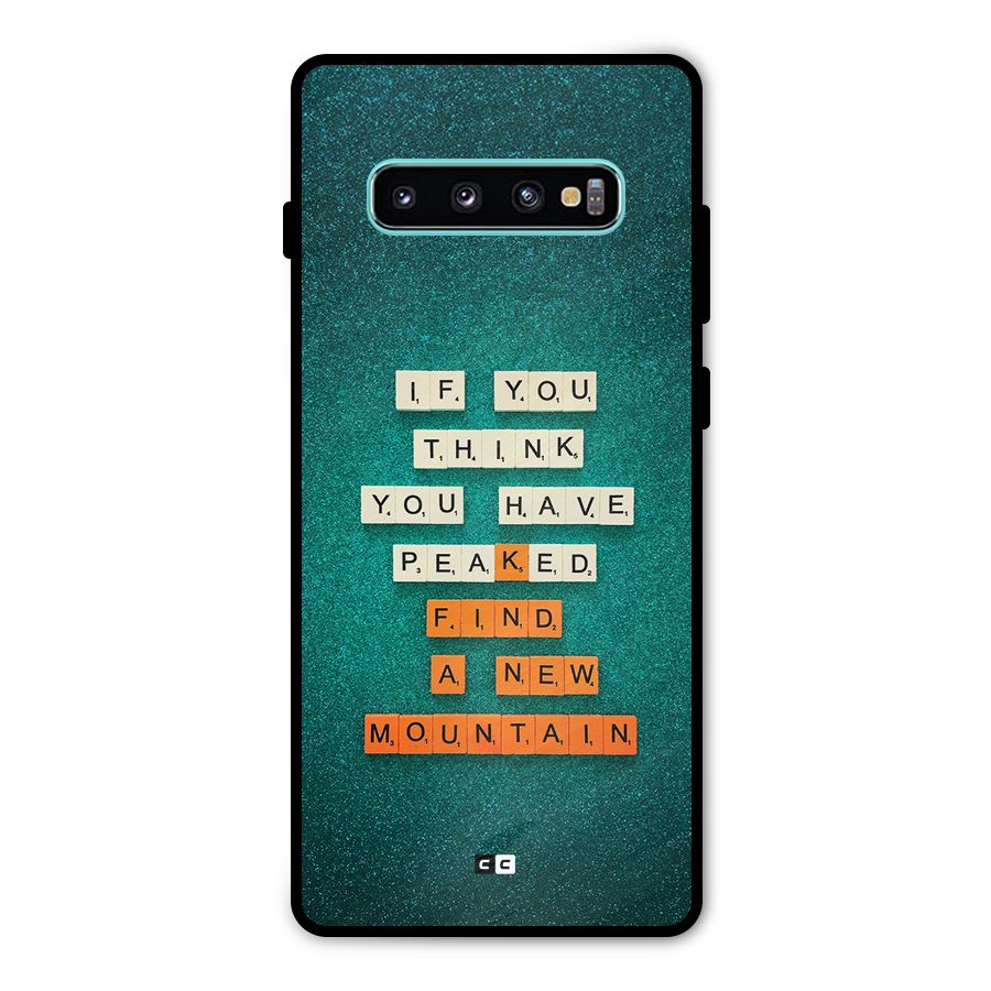New Mountain Metal Back Case for Galaxy S10 Plus