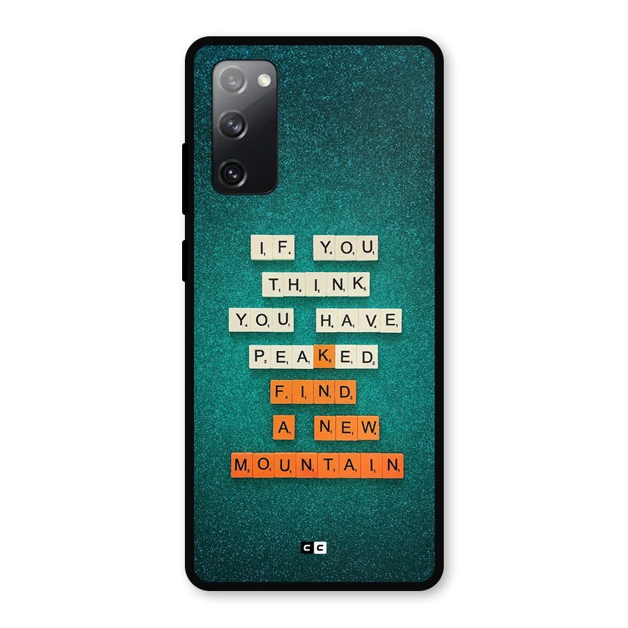New Mountain Metal Back Case for Galaxy S20 FE 5G