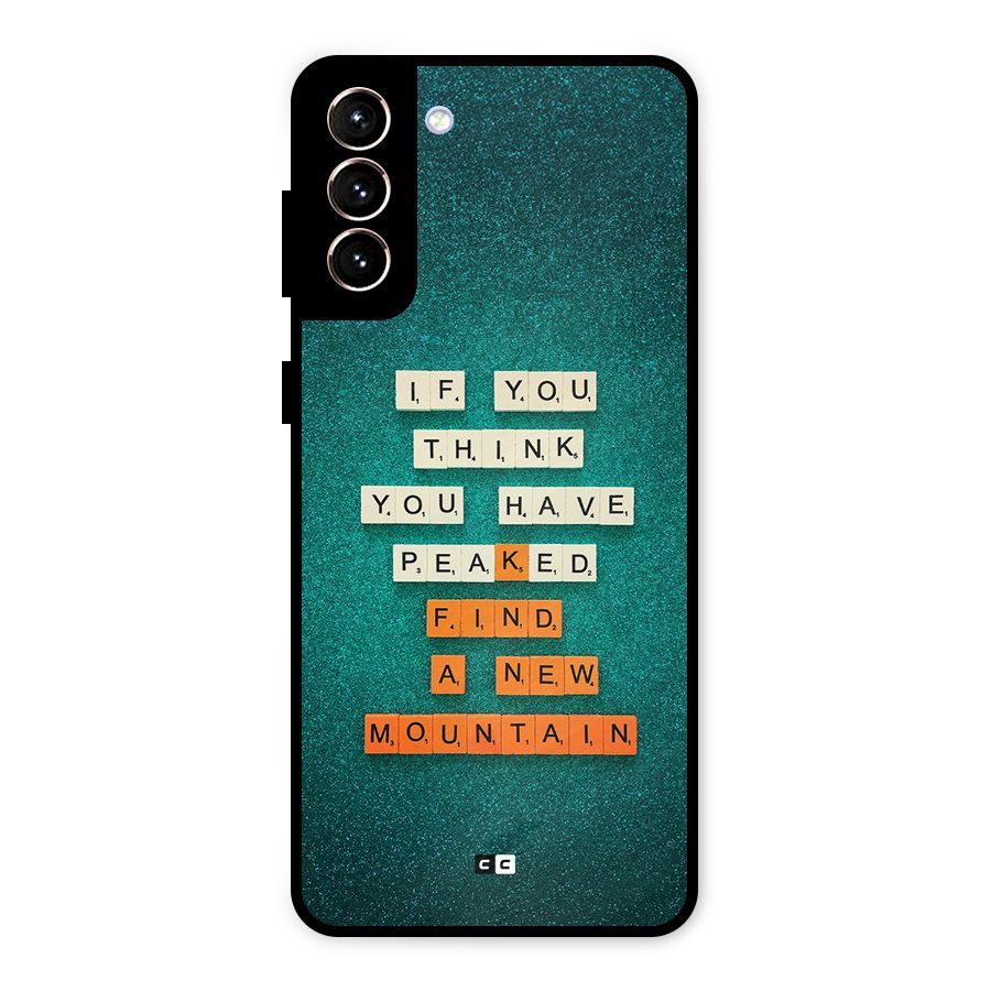 New Mountain Metal Back Case for Galaxy S21 Plus