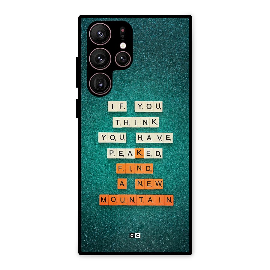 New Mountain Metal Back Case for Galaxy S22 Ultra 5G