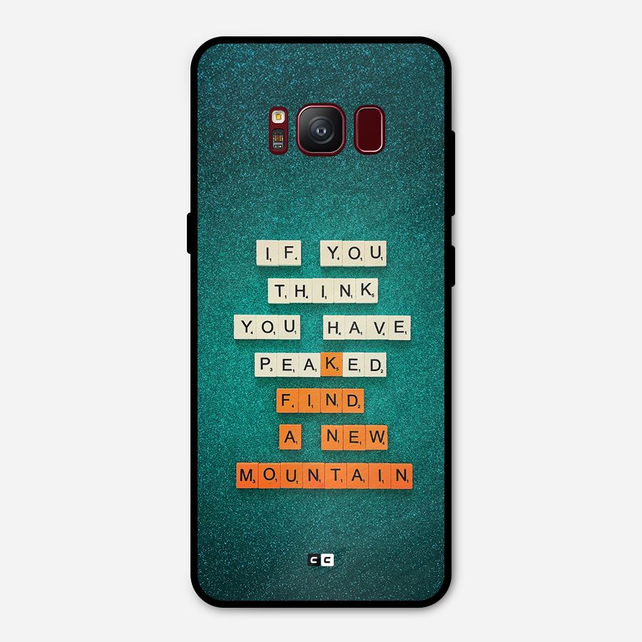New Mountain Metal Back Case for Galaxy S8