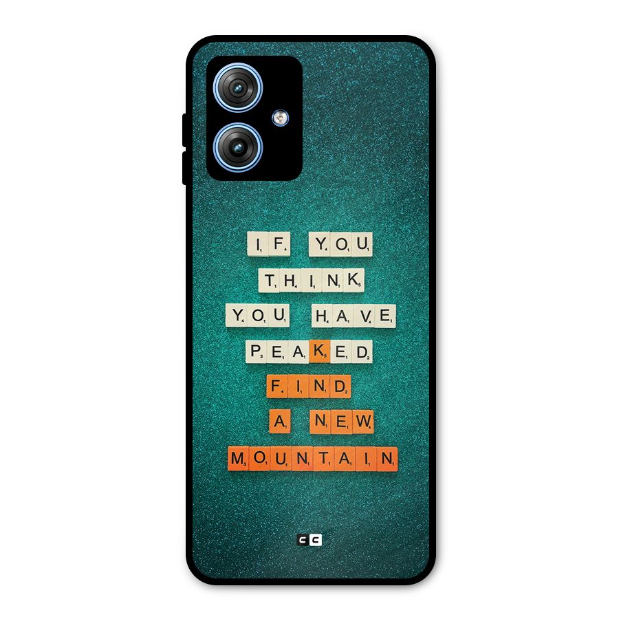 New Mountain Metal Back Case for Moto G54