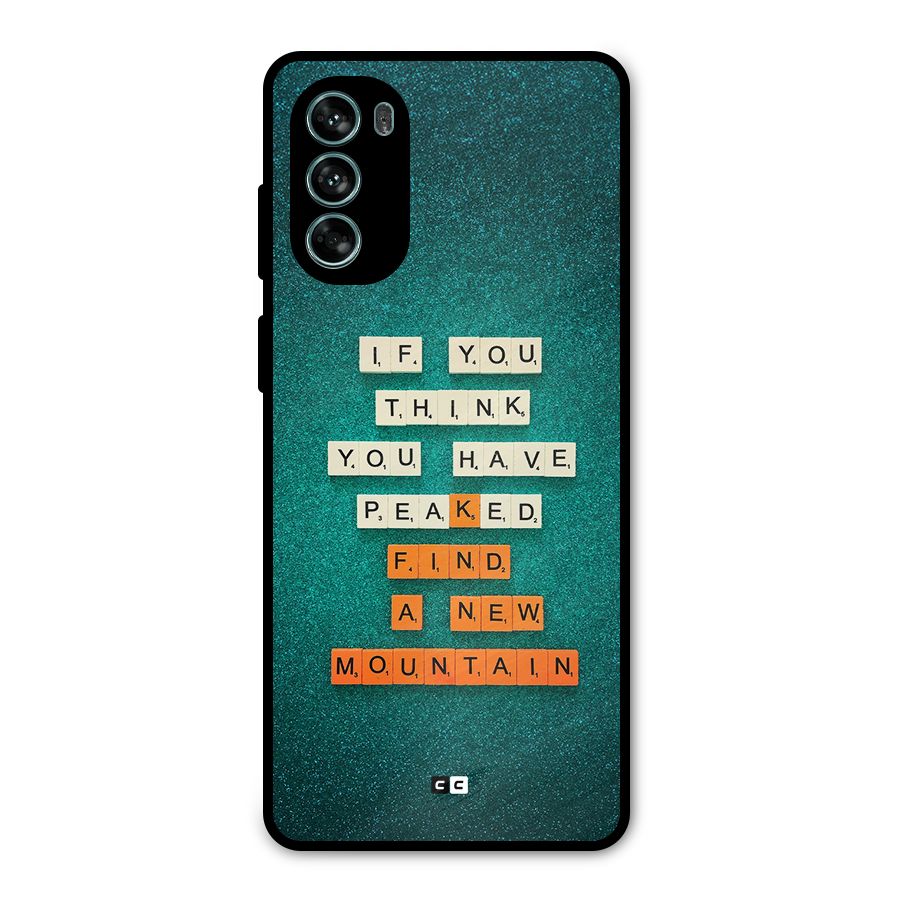 New Mountain Metal Back Case for Moto G62