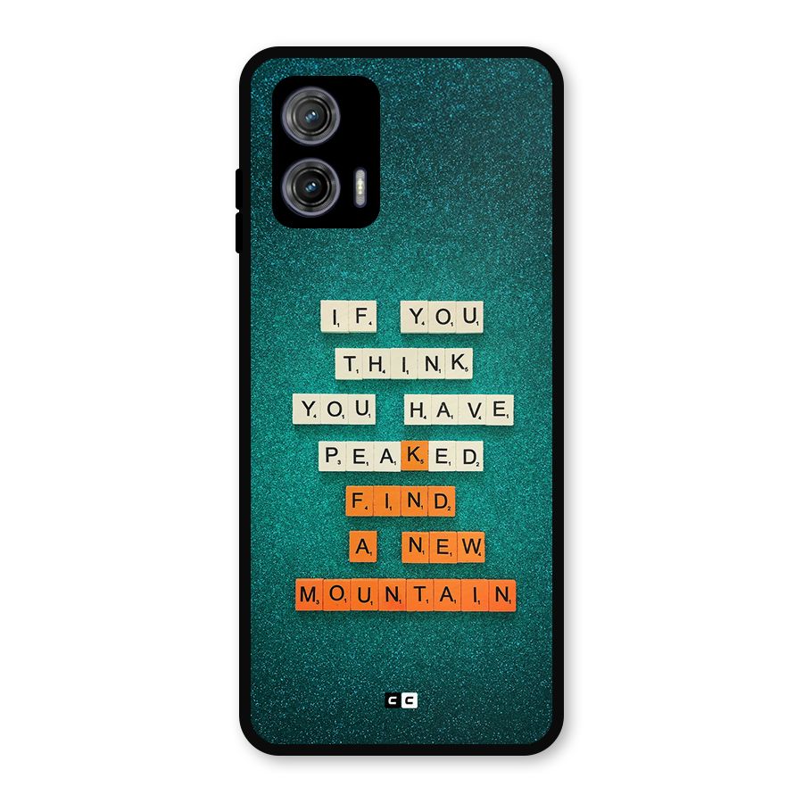 New Mountain Metal Back Case for Moto G73