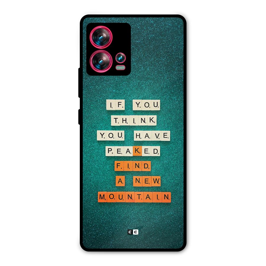 New Mountain Metal Back Case for Motorola Edge 30 Fusion