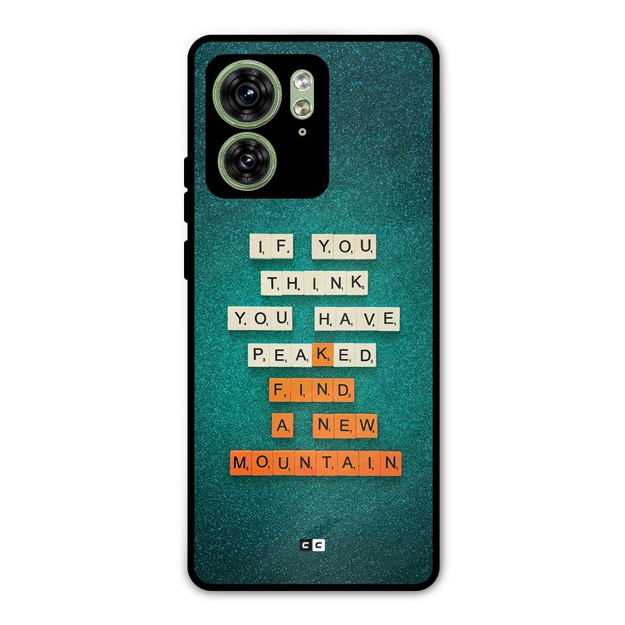 New Mountain Metal Back Case for Motorola Edge 40 5G