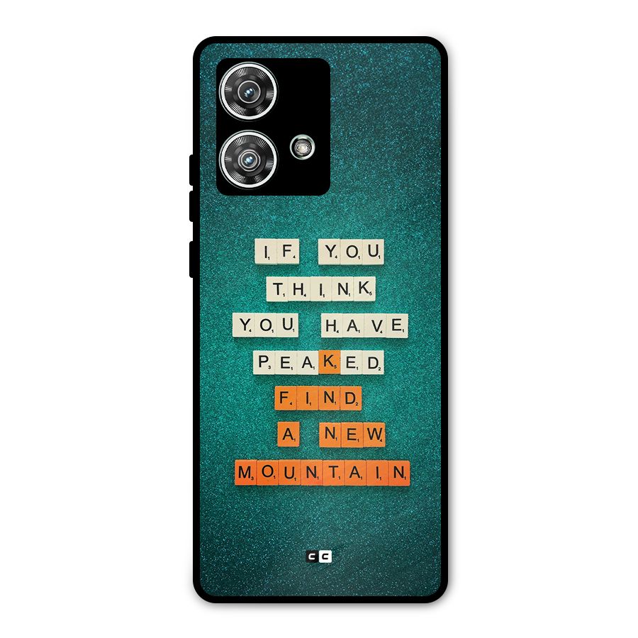 New Mountain Metal Back Case for Motorola Edge 40 Neo