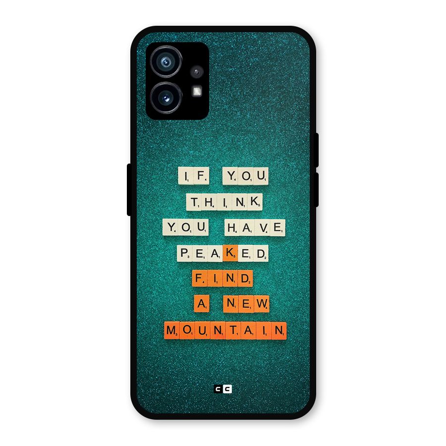 New Mountain Metal Back Case for Nothing Phone 1