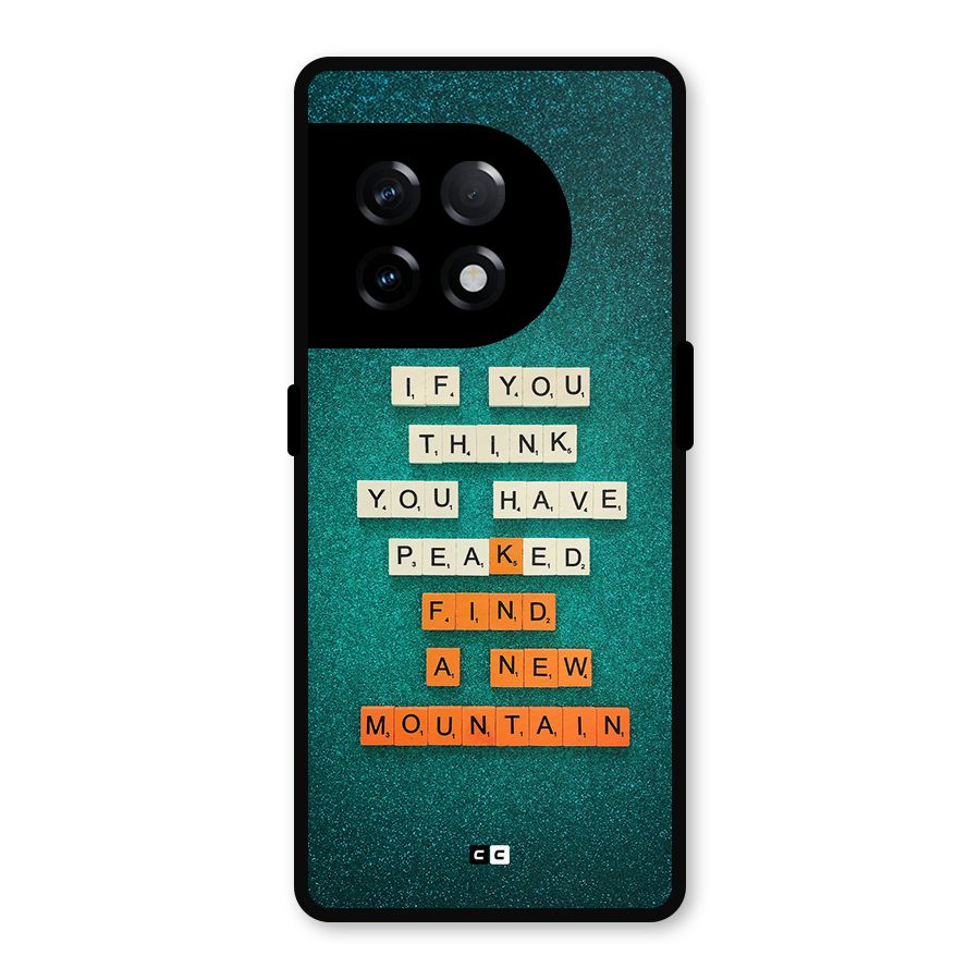 New Mountain Metal Back Case for OnePlus 11R
