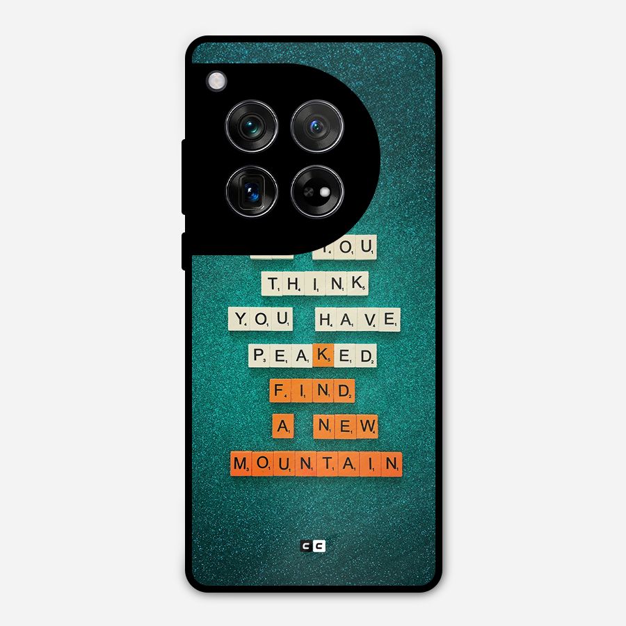 New Mountain Metal Back Case for OnePlus 12