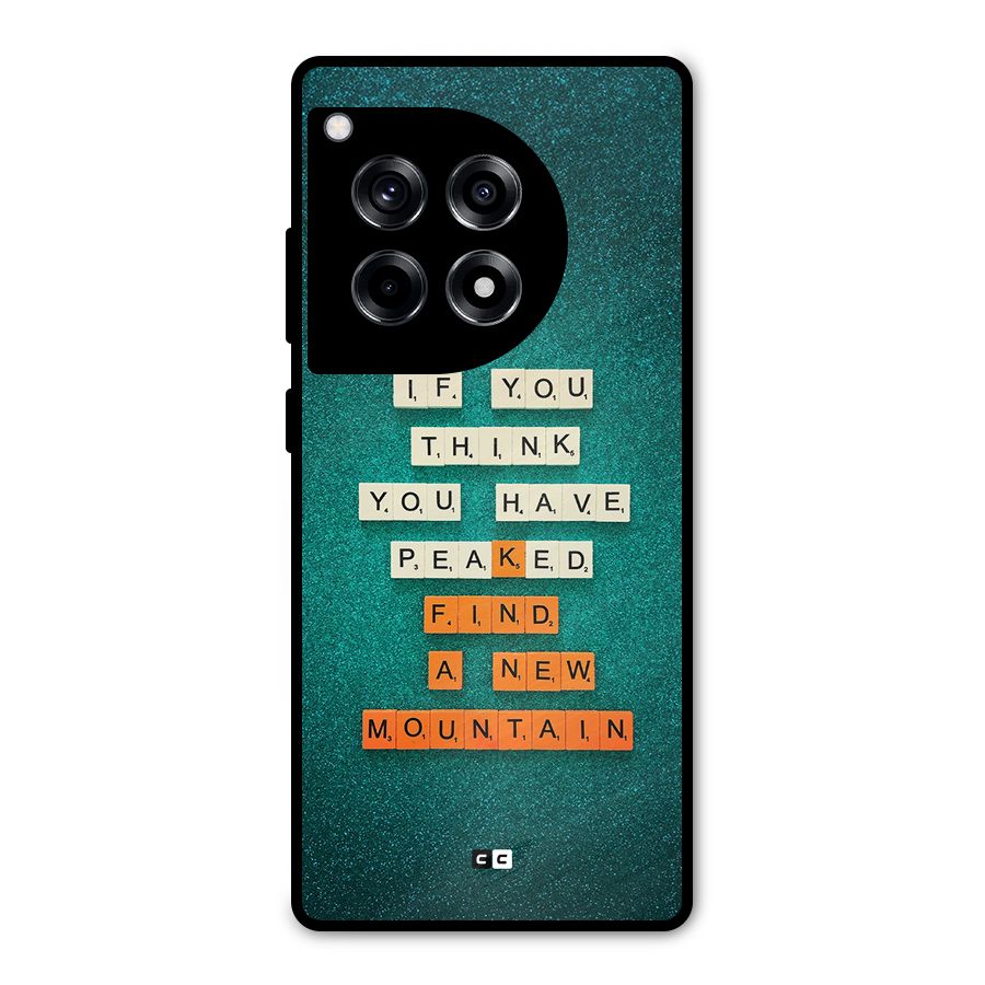 New Mountain Metal Back Case for OnePlus 12R