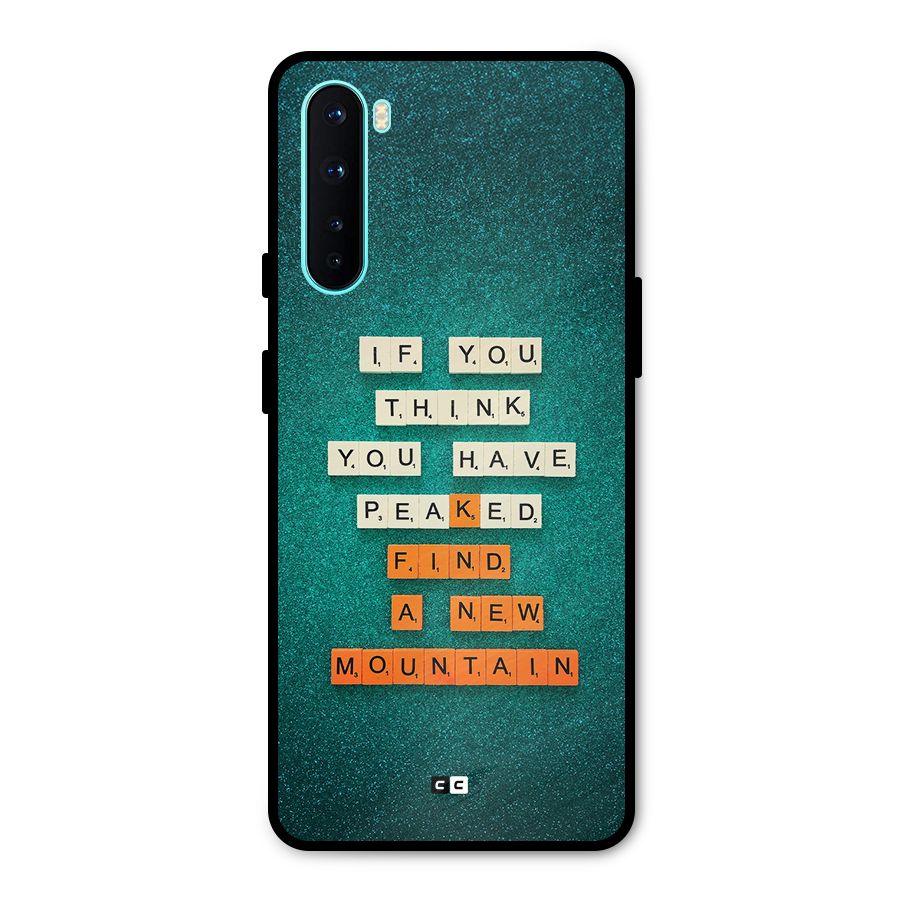 New Mountain Metal Back Case for OnePlus Nord