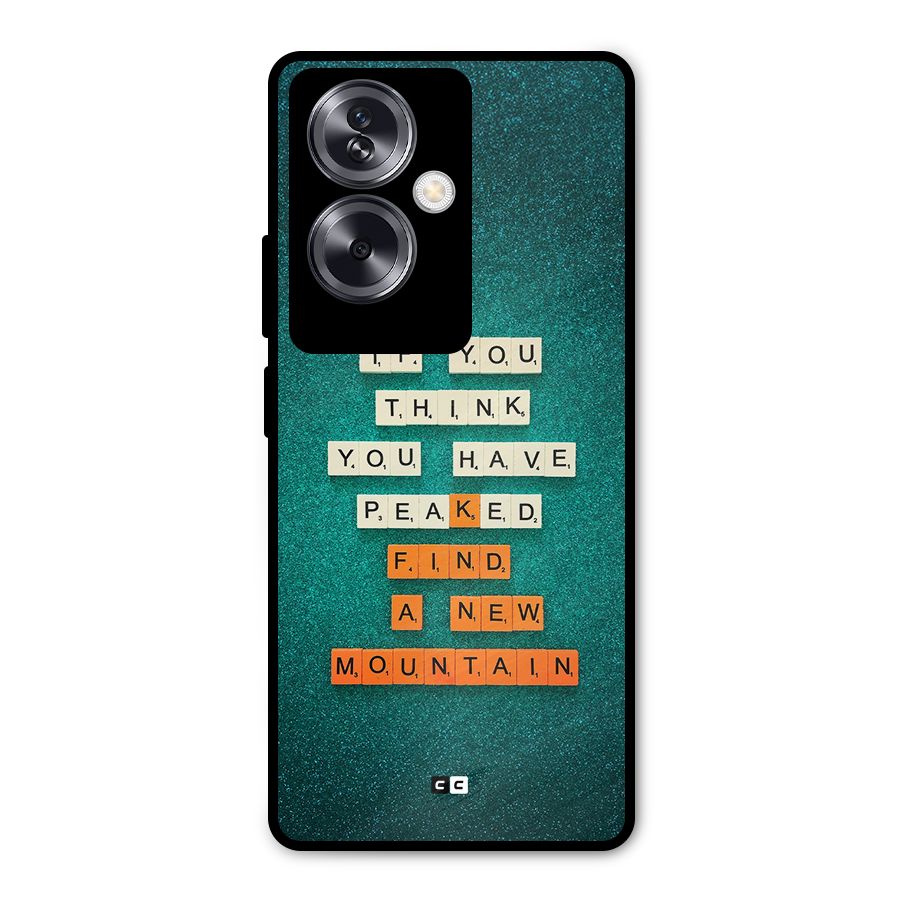 New Mountain Metal Back Case for Oppo A79 5G