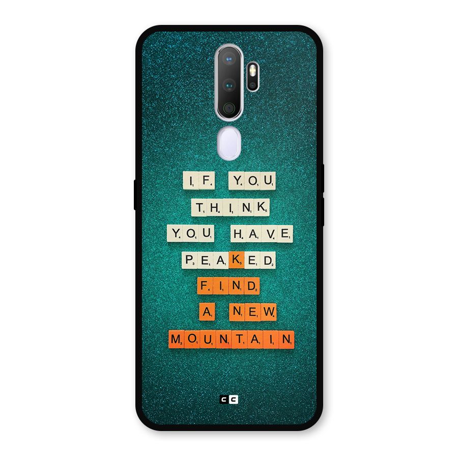 New Mountain Metal Back Case for Oppo A9 (2020)