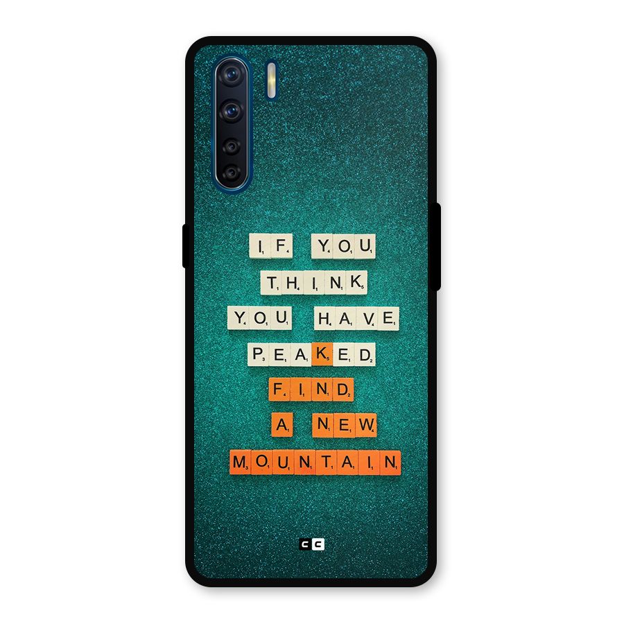 New Mountain Metal Back Case for Oppo F15