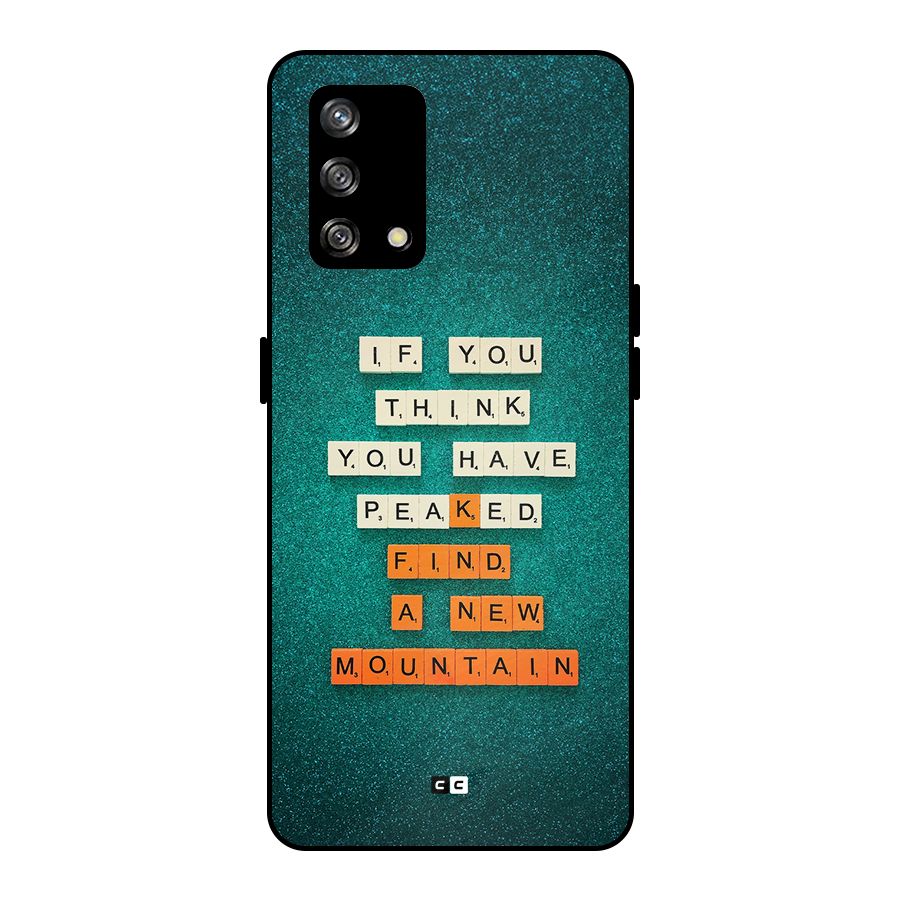 New Mountain Metal Back Case for Oppo F19